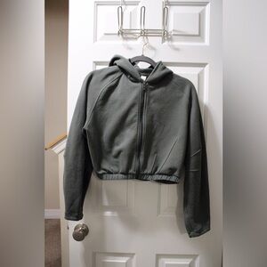Lululemon Loungeful Relaxed-Fit Full-Zip Cropped Hoodie